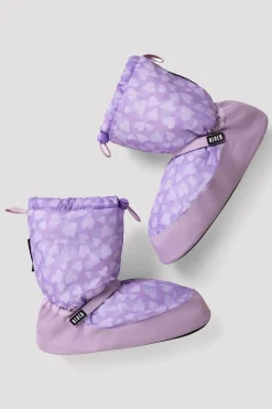 Adult Confetti Hearts Print Warm Up Booties-Bloch Best Sale