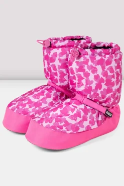 Adult Confetti Hearts Print Warm Up Booties-Bloch Flash Sale