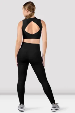 Apex everhold Zip Front Crop Top-Bloch Shop