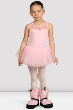 Childrens Floral Print Warm Up Booties-Bloch Cheap