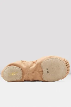 Childrens Performa Stretch Canvas Ballet Shoes-Bloch Online