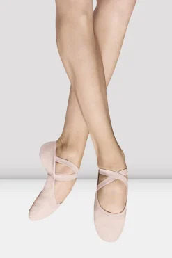 Childrens Performa Stretch Canvas Ballet Shoes-Bloch Online