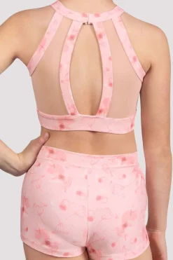 Girls Aella Mesh Back Crop Top-Bloch New