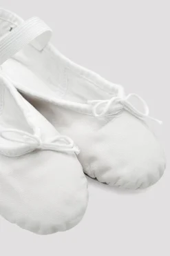 Girls Arise Leather Ballet Shoes-Bloch Fashion