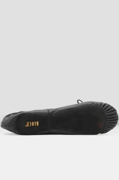Girls Arise Leather Ballet Shoes-Bloch Best