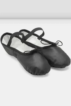 Girls Arise Leather Ballet Shoes-Bloch Best