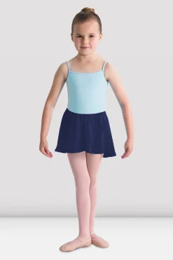 Girls Barre Stretch Waist Ballet Skirt-Bloch Hot