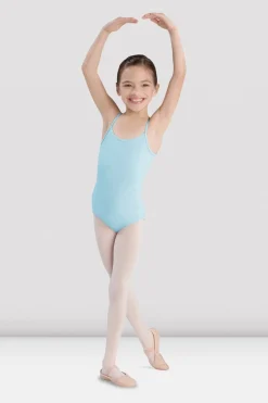 Girls Basic Camisole Leotard-Bloch Hot