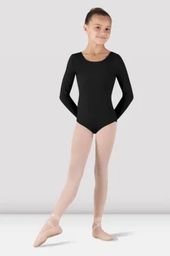 Girls Basic Long Sleeve Leotard-Bloch Fashion
