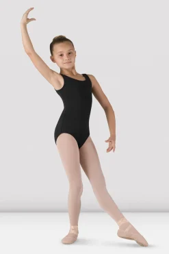 Girls Basic Round Neck Tank Leotard-Bloch Sale