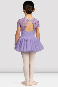 Girls Belle Floral Cap Sleeve Tutu Dress-Bloch Cheap