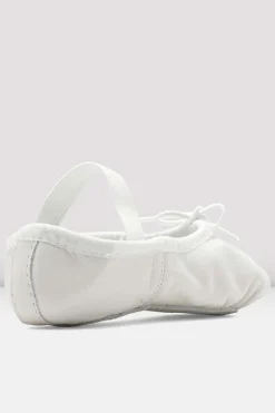 Girls Dansoft Leather Ballet Shoes-Bloch Clearance