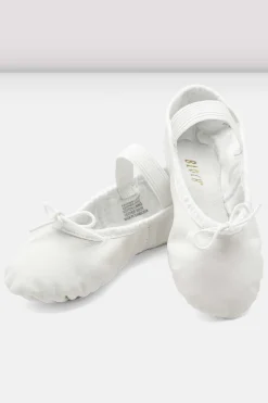 Girls Dansoft Leather Ballet Shoes-Bloch Clearance