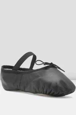 Girls Dansoft Leather Ballet Shoes-Bloch Best Sale