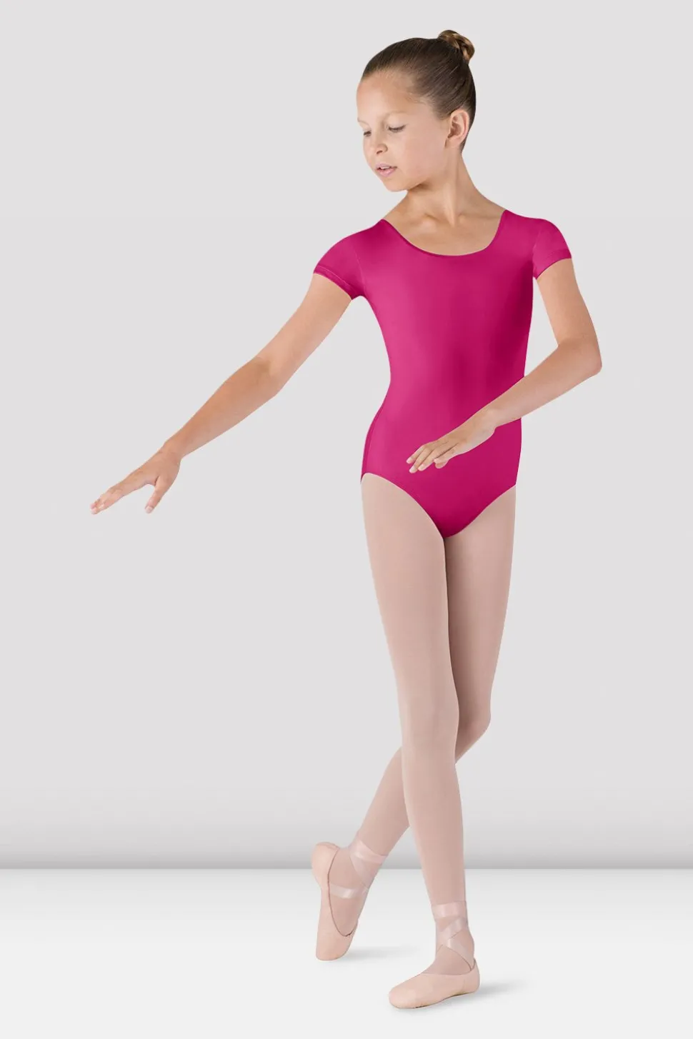 Girls Dujour Cap Sleeve Leotard-Bloch Clearance