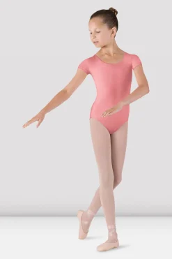 Girls Dujour Cap Sleeve Leotard-Bloch Discount