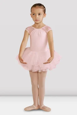 Girls Elenore Bow Mesh Tutu Leotard-Bloch Best