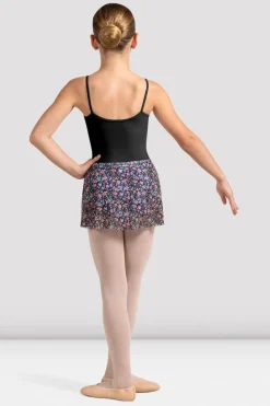 Girls Floral Printed Skirt-Bloch Cheap