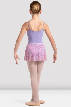 Girls Floral Printed Skirt-Bloch Fashion