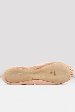 Girls Giselle Leather Ballet Shoes-Bloch Clearance