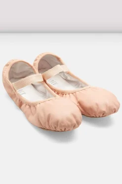 Girls Giselle Leather Ballet Shoes-Bloch Clearance