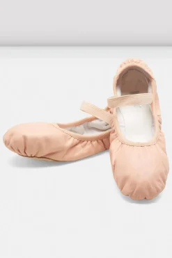 Girls Giselle Leather Ballet Shoes-Bloch Clearance