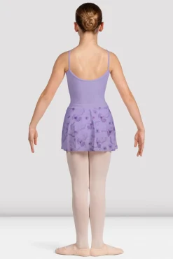 Girls Grace Floral Mesh Skirt-Bloch Cheap