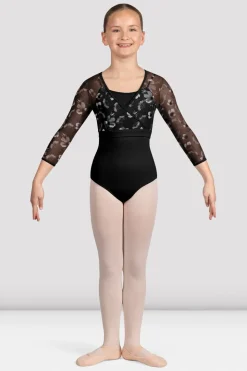 Girls Isobel Floral 3/4 Sleeve Top-Bloch Cheap