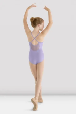 Girls Mirella Mesh Cross Back Leotard-Bloch Sale