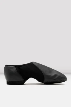 Girls Neo-Flex Slip On Leather Jazz Shoes-Bloch Sale