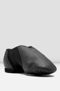 Girls Neo-Flex Slip On Leather Jazz Shoes-Bloch Sale