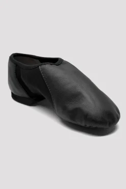 Girls Neo-Flex Slip On Leather Jazz Shoes-Bloch Sale
