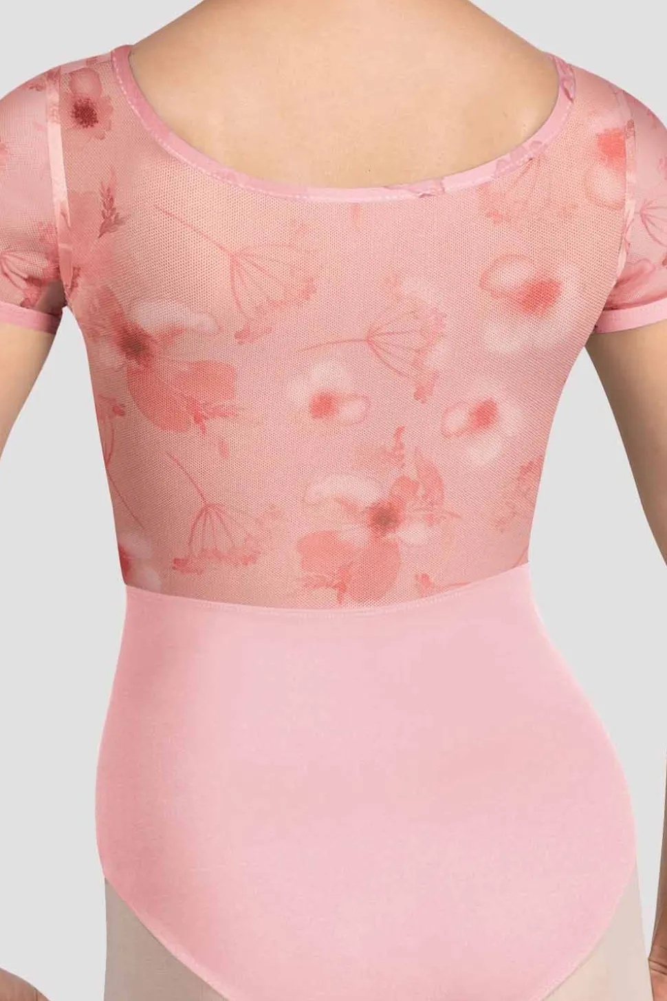 Girls Remi Floral Cap Sleeve Leotard-Bloch Discount