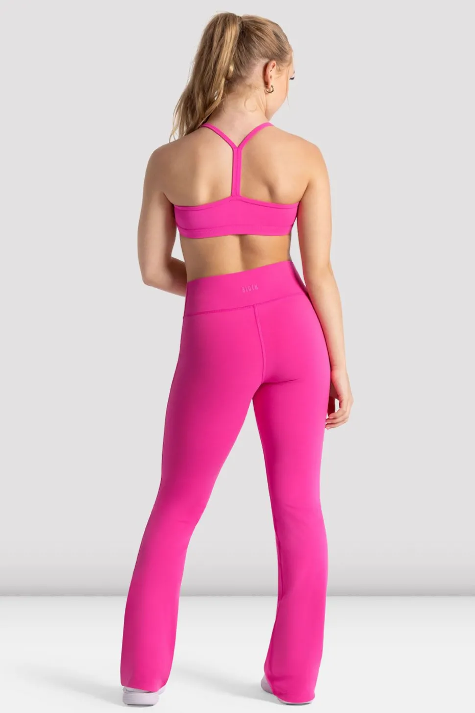 Girls Signature Flare Legging-Bloch Hot