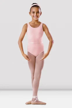 Girls Sleeveless Tank Leotard with Belt-Bloch Online