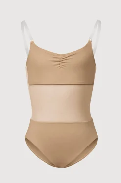 Girls Sunna Mesh Panel Bodysuit-Bloch Cheap