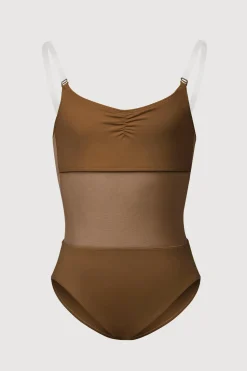 Girls Sunna Mesh Panel Bodysuit-Bloch New