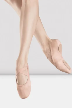 Girls Zenith Stretch Canvas Ballet Shoes-Bloch Outlet