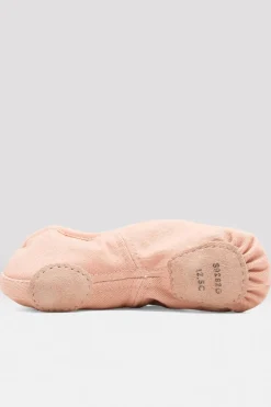 Girls Zenith Stretch Canvas Ballet Shoes-Bloch Outlet