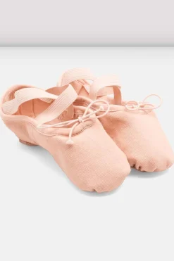 Girls Zenith Stretch Canvas Ballet Shoes-Bloch Outlet