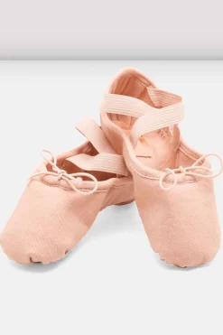 Girls Zenith Stretch Canvas Ballet Shoes-Bloch Outlet
