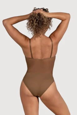 Ladies Cordelia Mesh Panel Bodysuit-Bloch Flash Sale