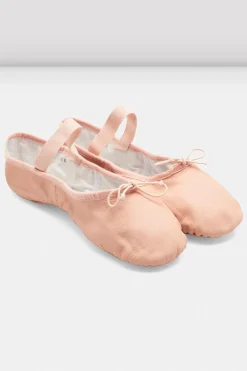 Ladies Dansoft ll Split Sole Ballet Shoes-Bloch Clearance