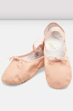 Ladies Dansoft ll Split Sole Ballet Shoes-Bloch Clearance