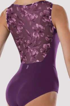 Ladies Eden Floral Boat Neck Leotard-Bloch Best Sale