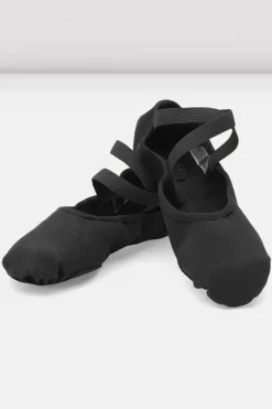 Ladies Infinity Stretch Canvas Ballet Shoes-Bloch New