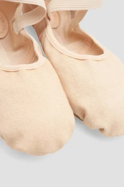 Ladies Infinity Stretch Canvas Ballet Shoes-Bloch Cheap