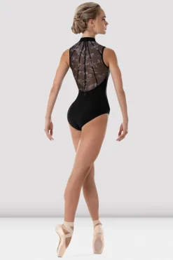 Ladies Lani Floral Zip Back Leotard-Bloch Shop