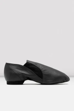 Ladies Leather Elasta Jazz Booties-Bloch Shop