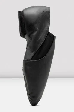 Ladies Leather Elasta Jazz Booties-Bloch Shop